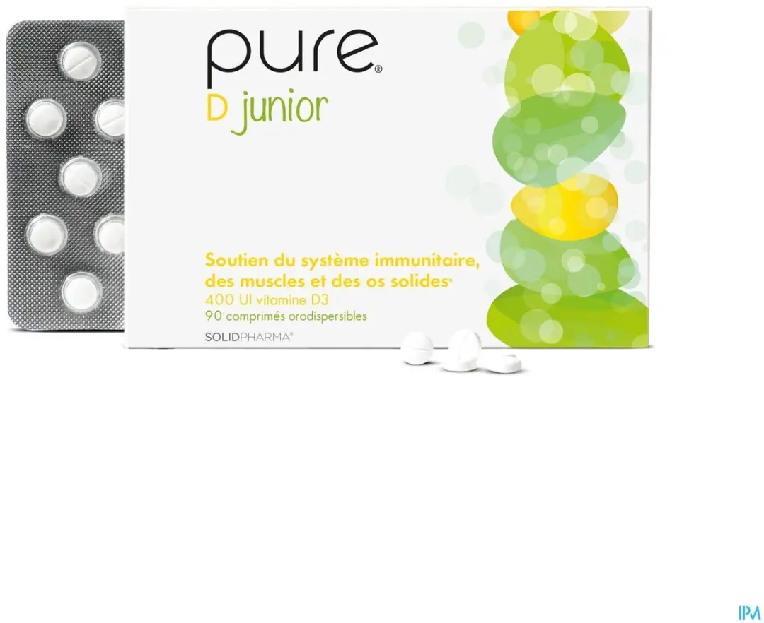Pure D Junior Smelttabletten - 90 Stuks