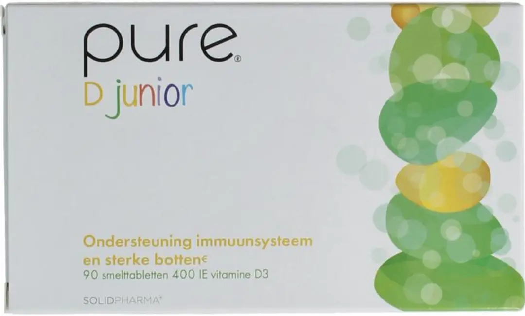 Pure D Junior Smelttabletten - 90 Stuks