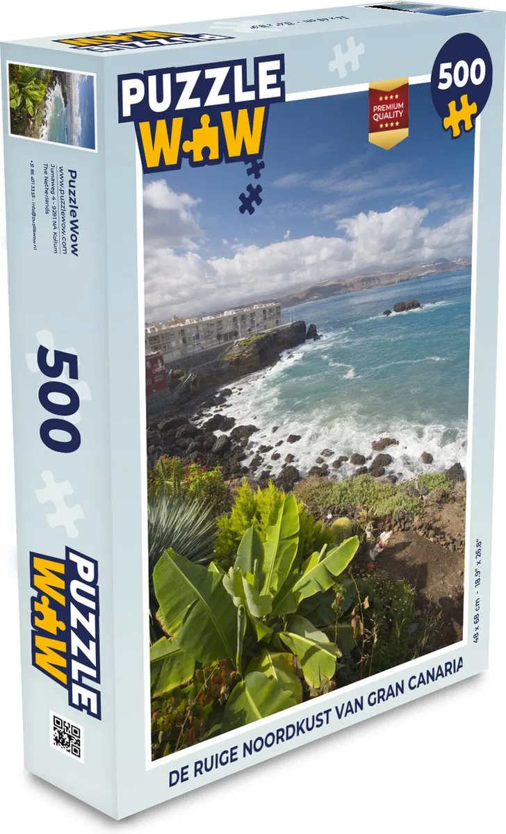 PuzzleWow Gran Canaria Legpuzzel 500 Stuks