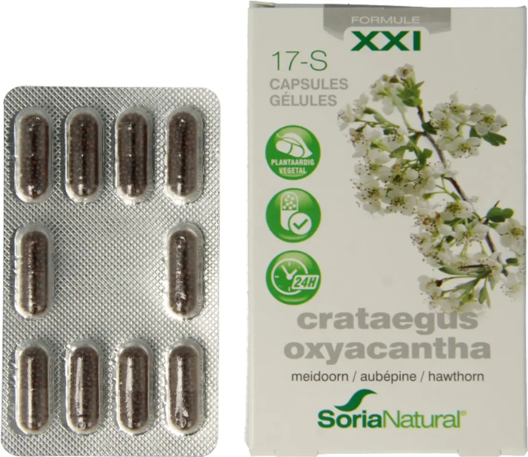 Soria Natural Crateagus oxyacantha 30 Capsules