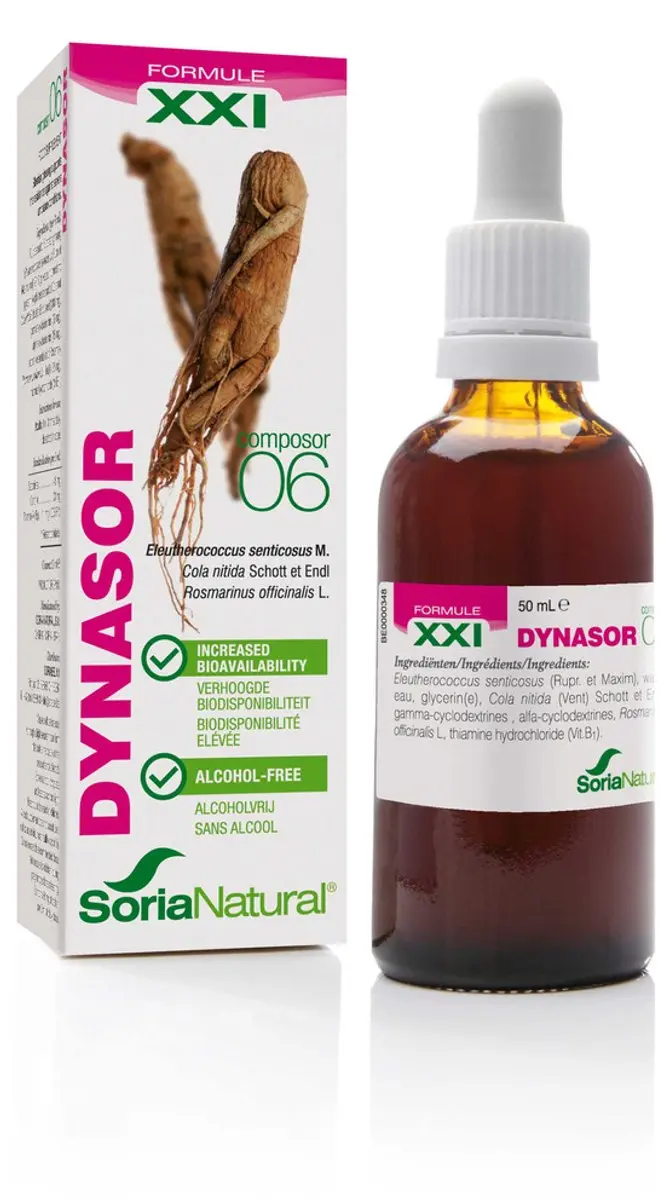 Soria Natural Composor 6 Dynasor XXI Eleutherococcus 50ml