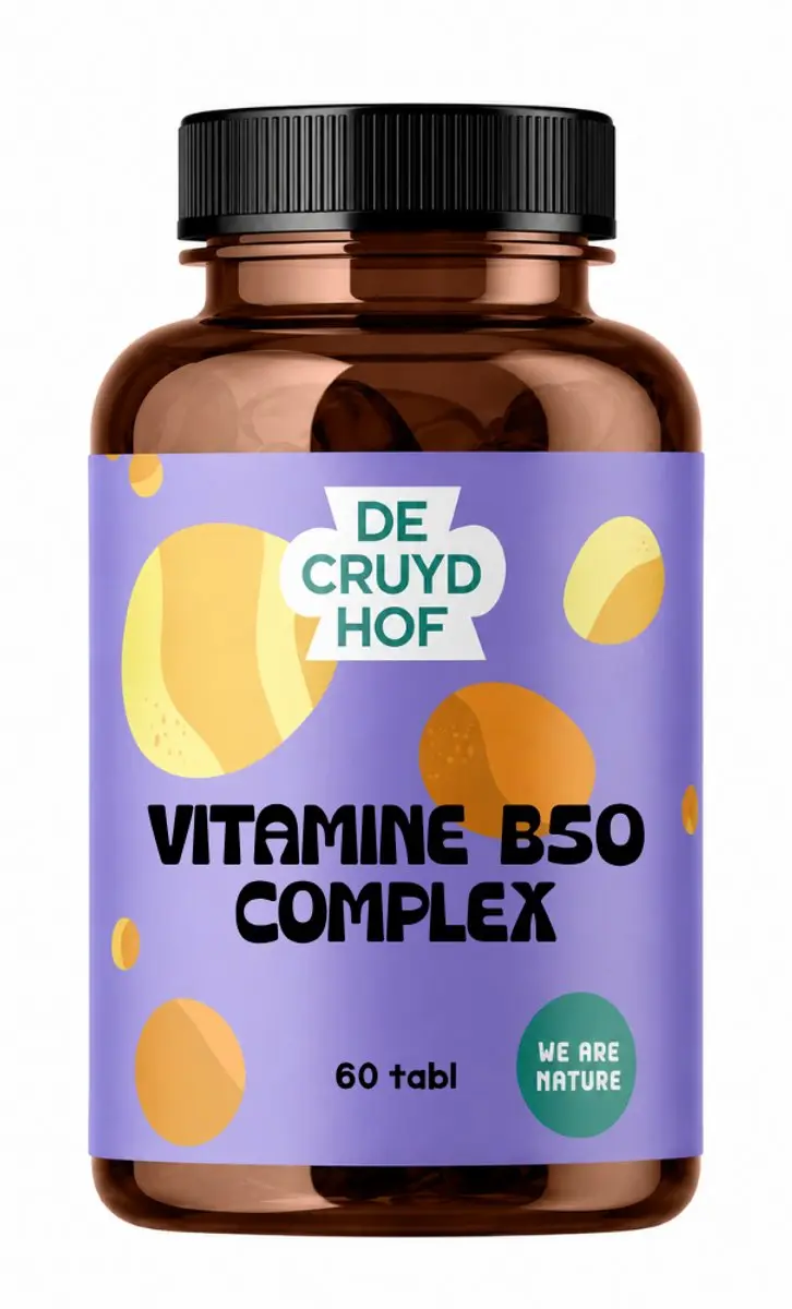 De Cruydhof Vitamine B50 Complex 60 Tabletten