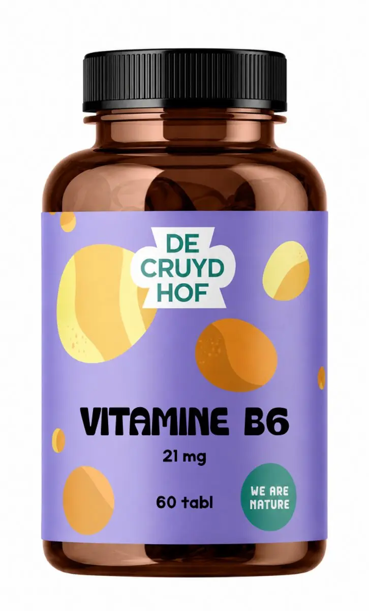 De Cruydhof Vitamine B6 60 Tabletten