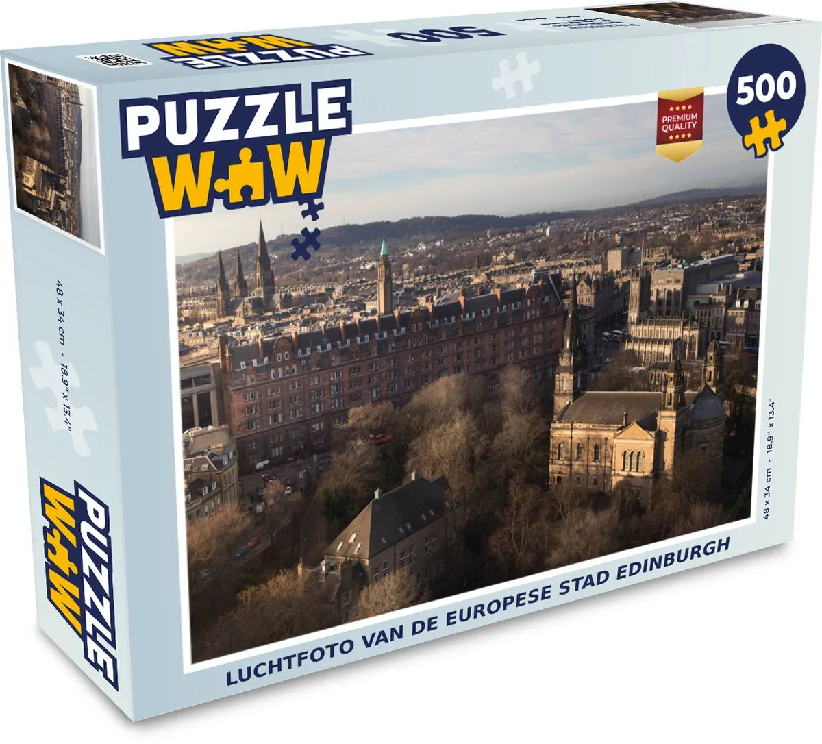 PuzzleWow Edinburgh Lucht Legpuzzel 500 Stuks
