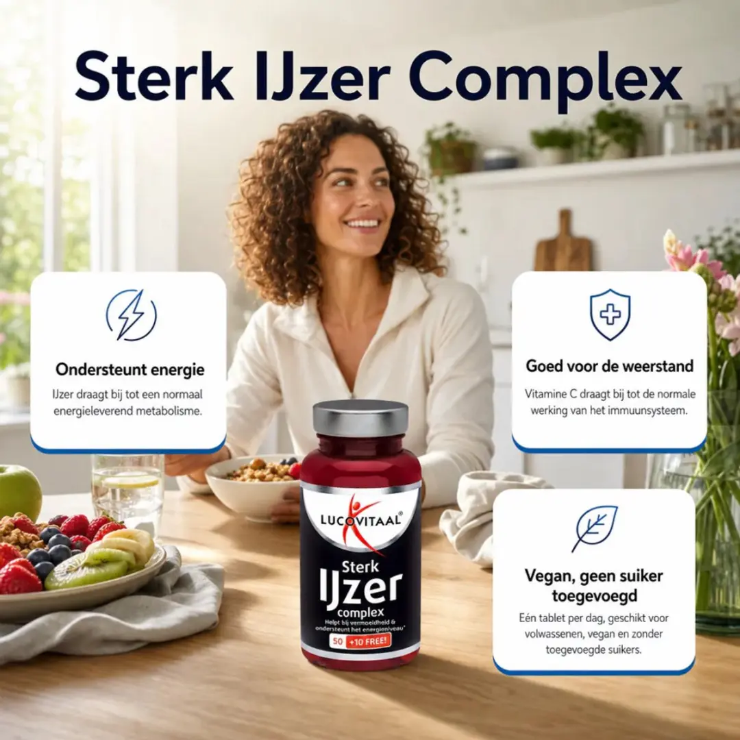 Lucovitaal Sterk IJzer Complex 180 Tabletten