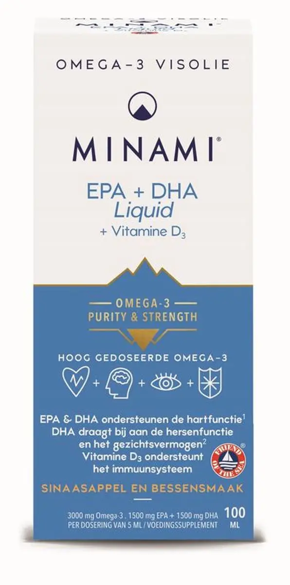 Minami EPA+DHA Liquid Vitamine D3 100ml