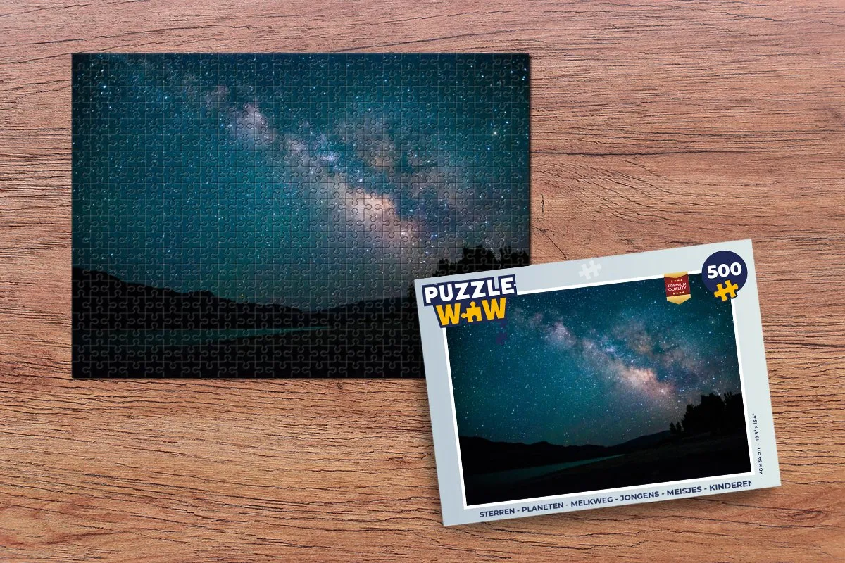 PuzzleWow Melkweg Puzzel 500 Stuks - Multicolor