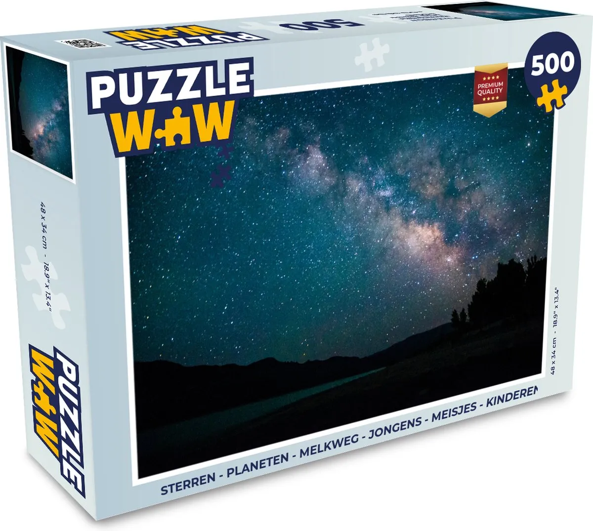 PuzzleWow Melkweg Puzzel 500 Stuks