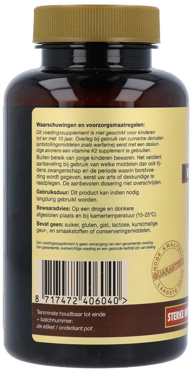 Artelle Vitamine D3+K2 250 Softgels