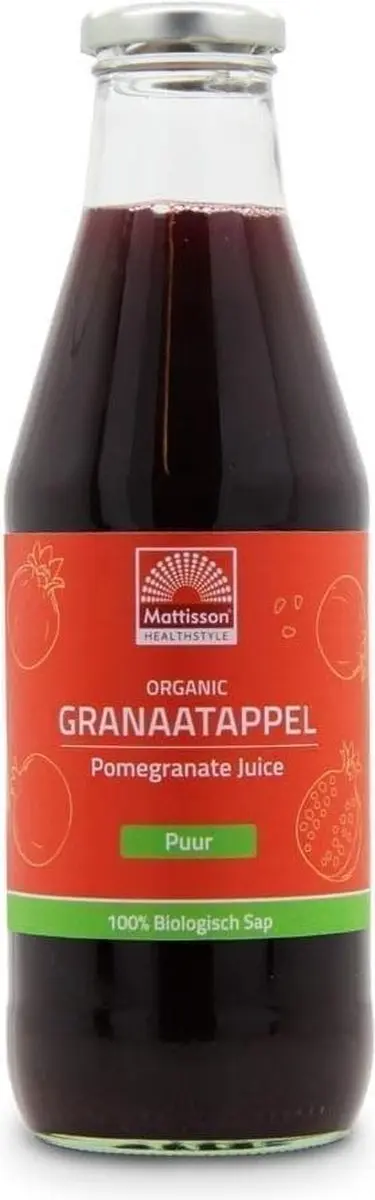 Mattisson Biologisch Granaatappelsap 750ml