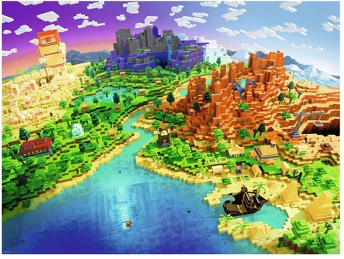 Ravensburger World of Minecraft Legpuzzel 1500 Stuks - Multicolor - afbeelding 6 van 6