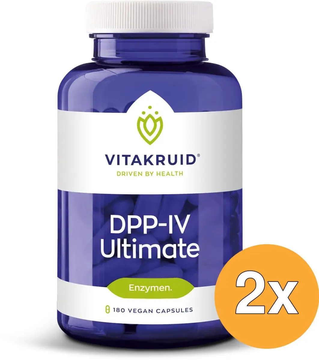2x Vitakruid DPP-IV Ultimate Biocore® Optimum Complete Enzymen (180 vega capsul
