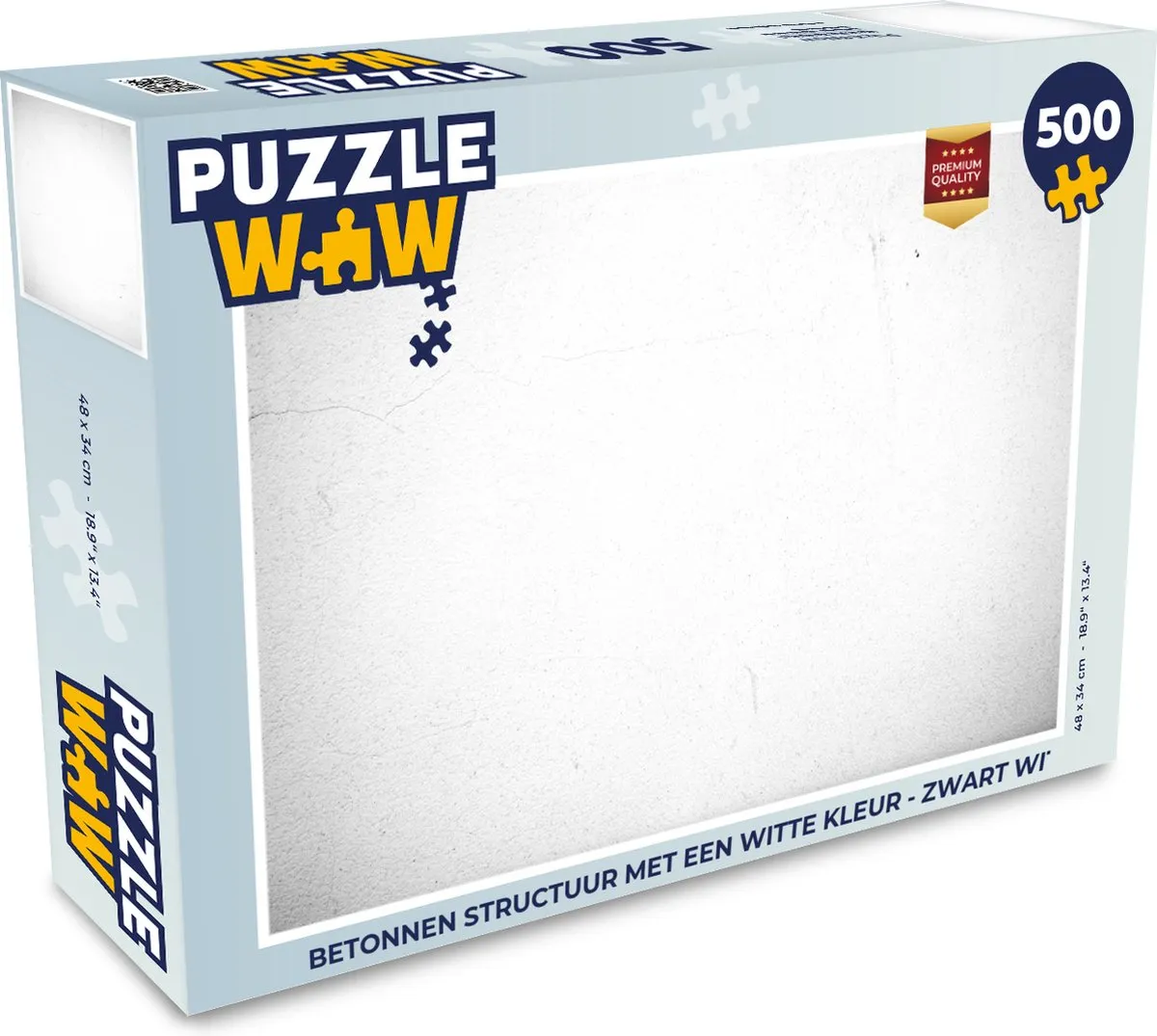 PuzzleWow Beton Legpuzzel 500 Stuks