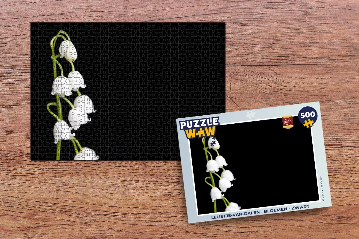PuzzleWow Lelietjes van dalen Legpuzzel 500 Stuks - Multicolor
