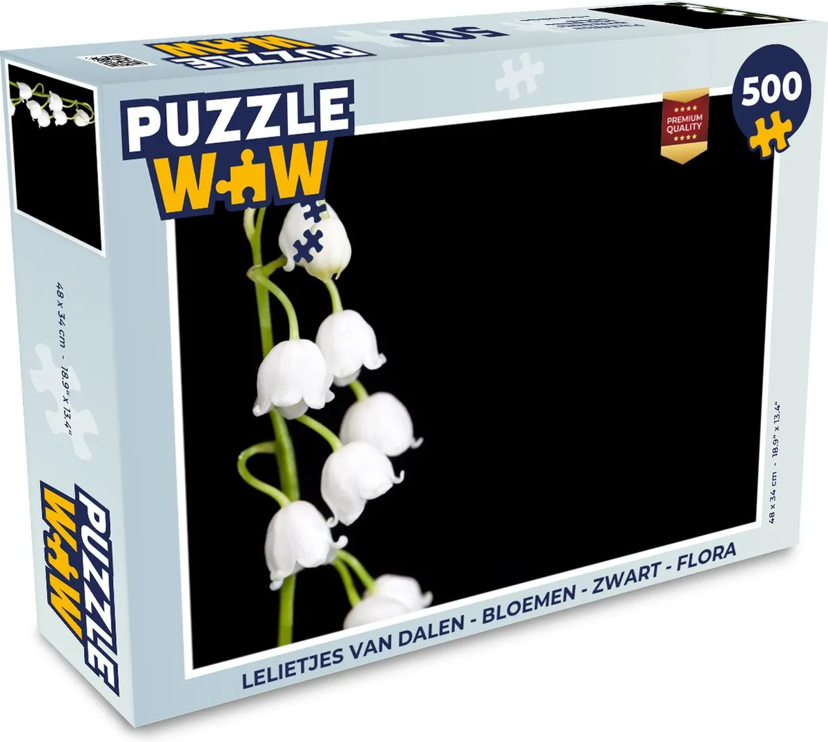 PuzzleWow Lelietjes van dalen Legpuzzel 500 Stuks