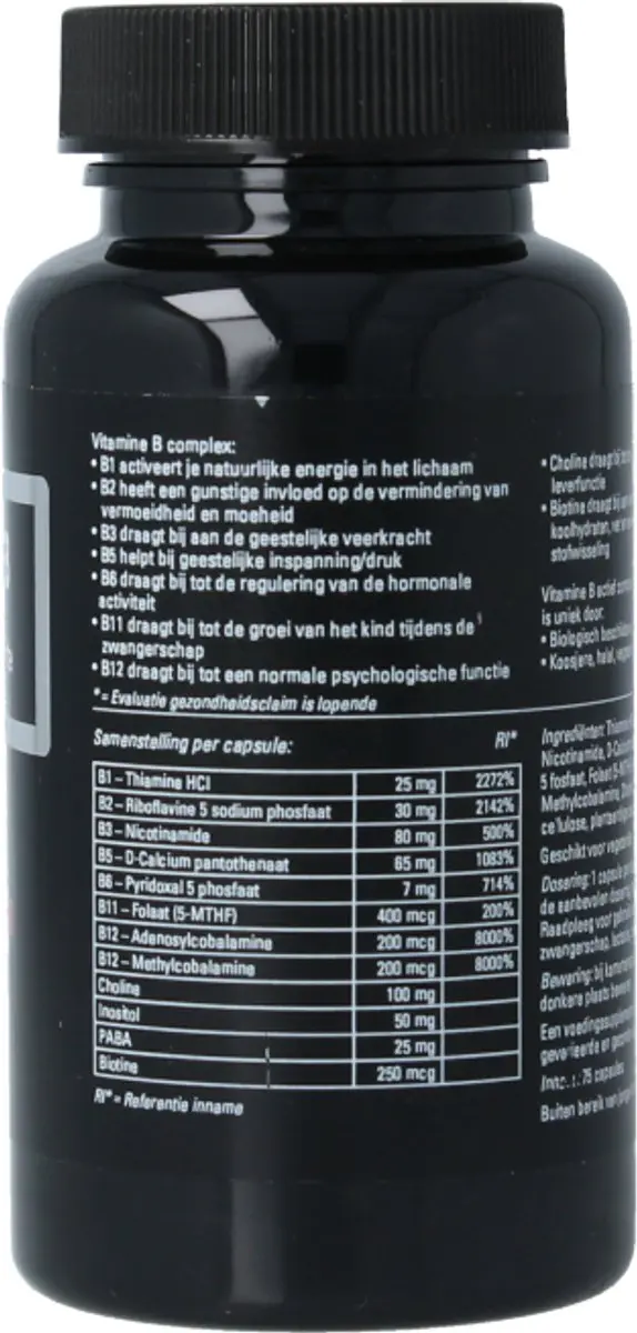 APB Holland Vitamine B Complex Actief Forte 450mg - 75 Capsules