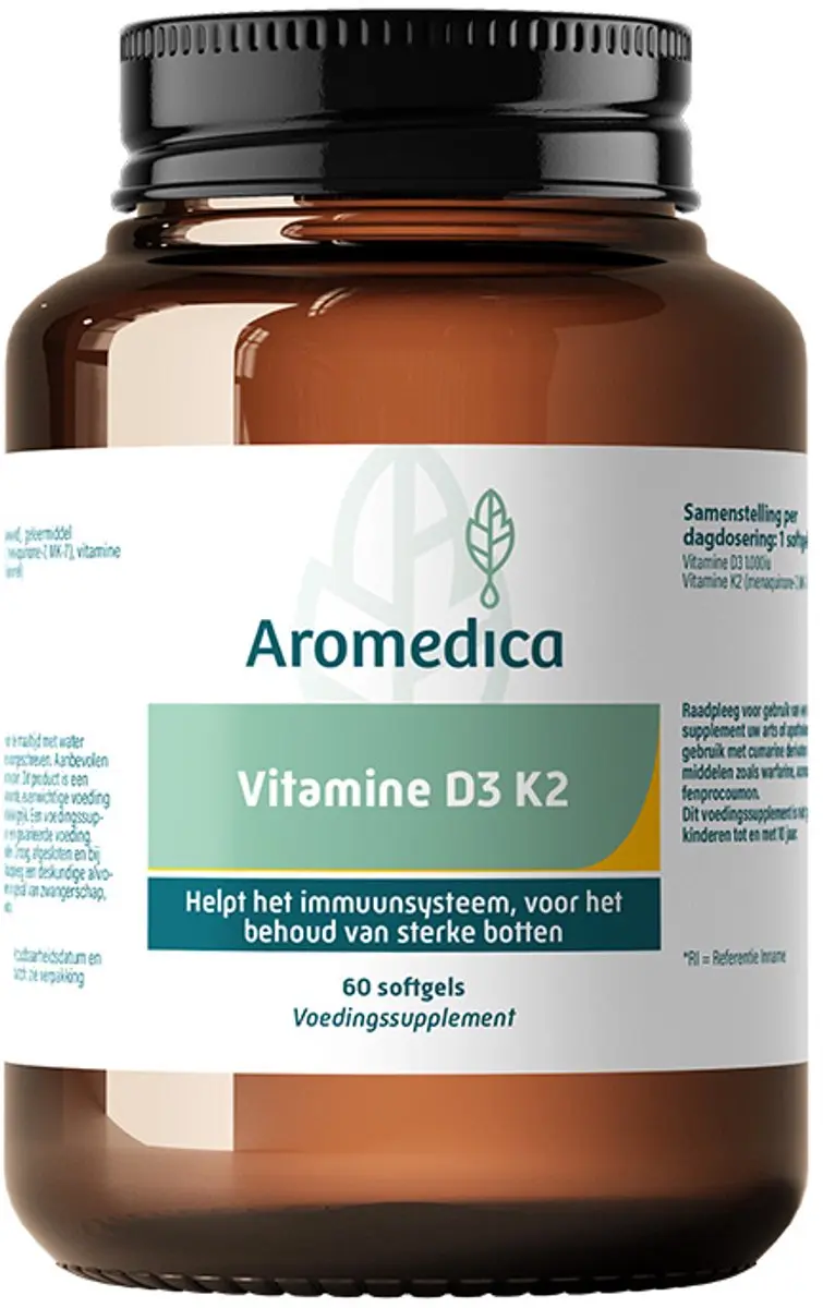 Aromedica Vitamine D3 K2 60 Softgels