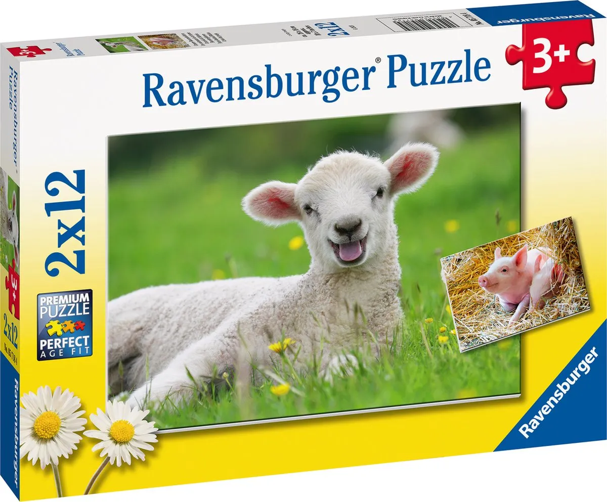 Ravensburger Boerderijdieren Legpuzzel 24 Stuks - Multicolor