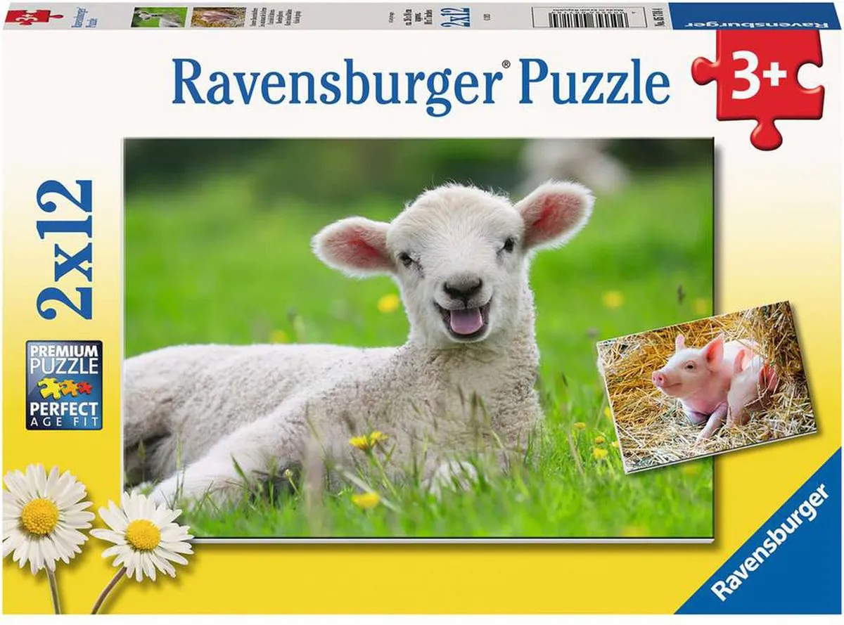 Ravensburger Boerderijdieren Legpuzzel 24 Stuks - Multicolor