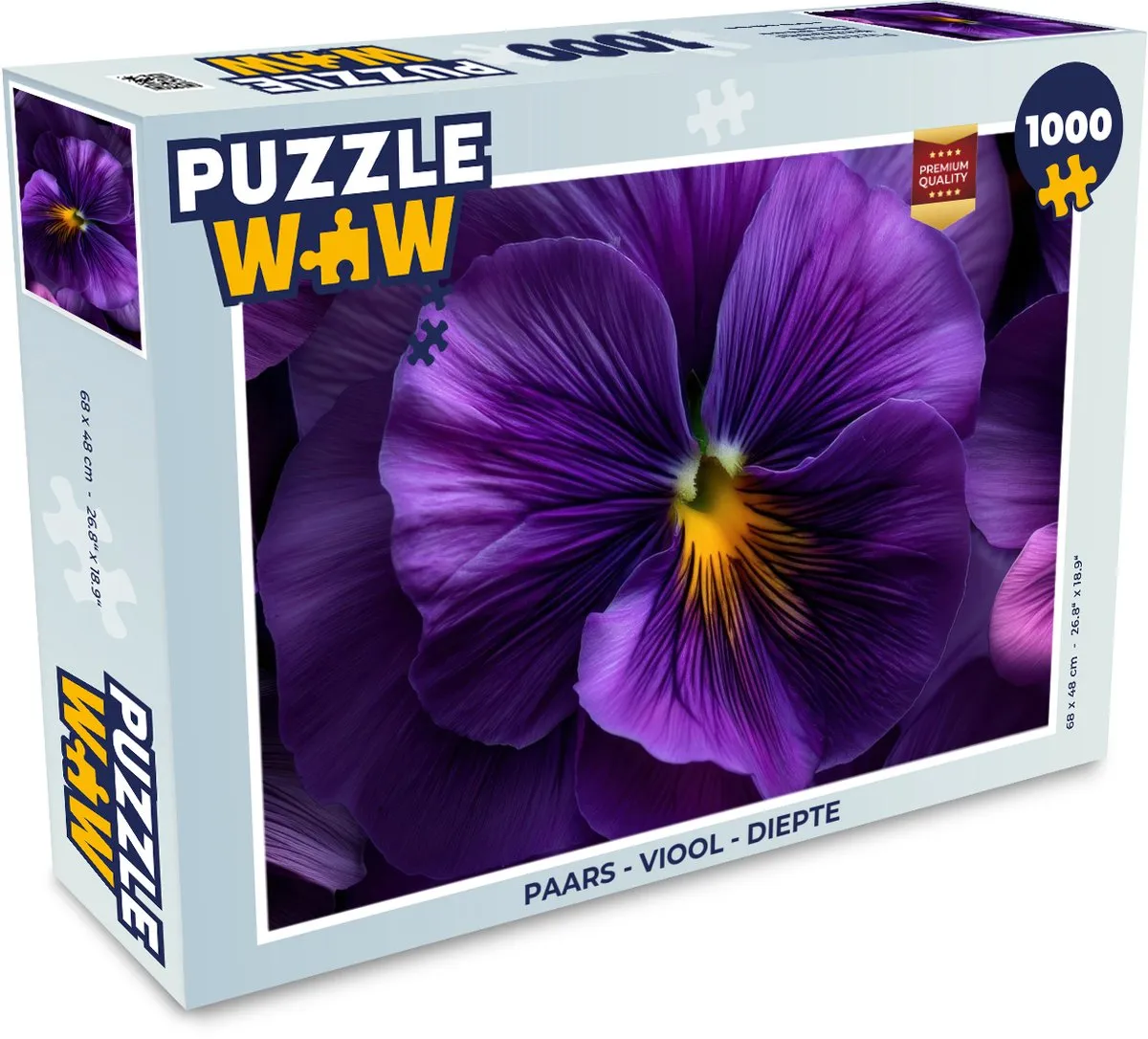 PuzzleWow Viool Paars Legpuzzel 1000 Stuks