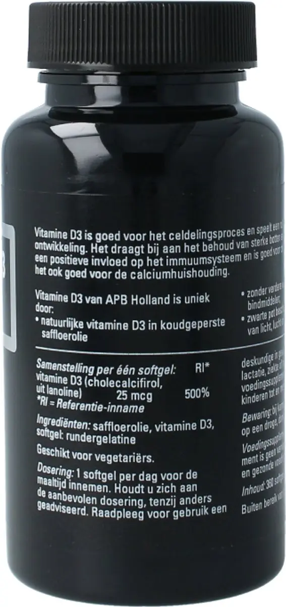 APB Holland Vitamine D3 360 Softgels