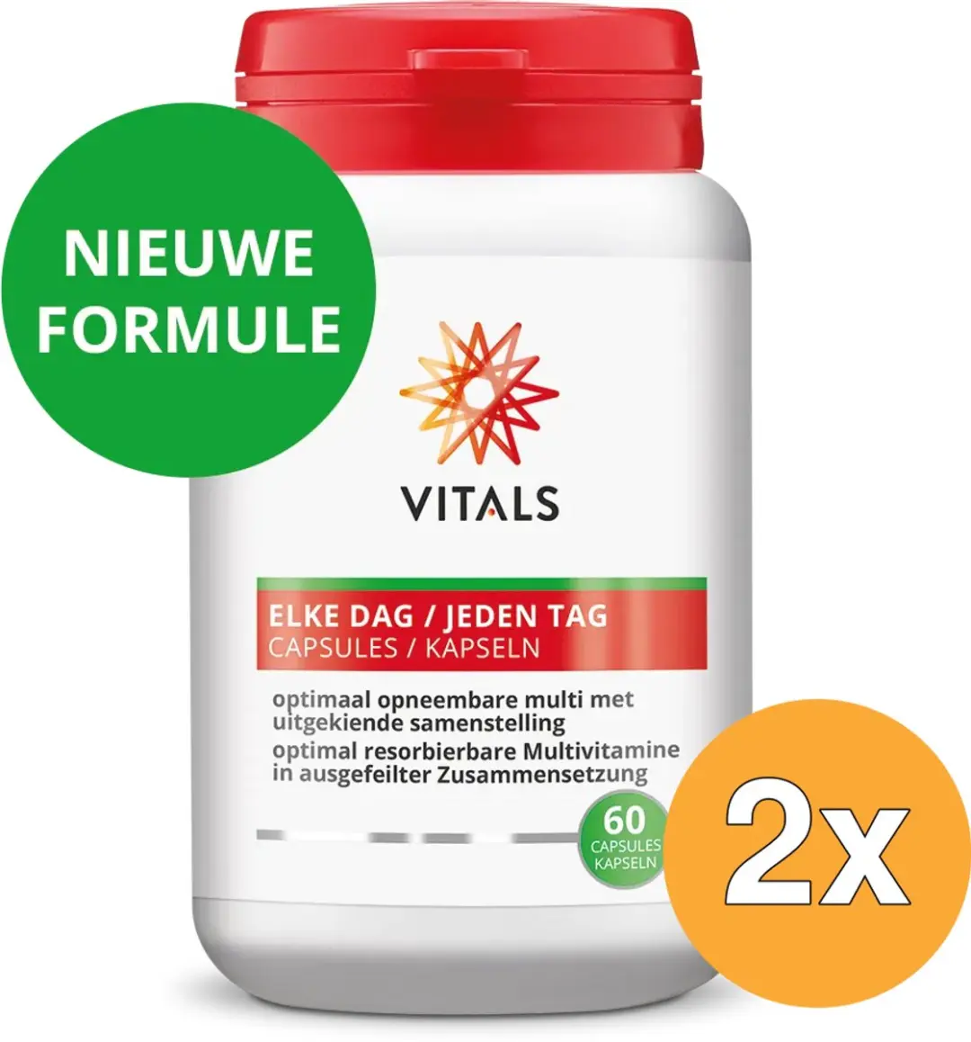 2x Vitals Elke Dag (60 capsules)