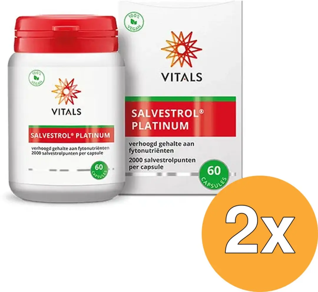 2x Vitals Salvestrol platinum (60 capsules)