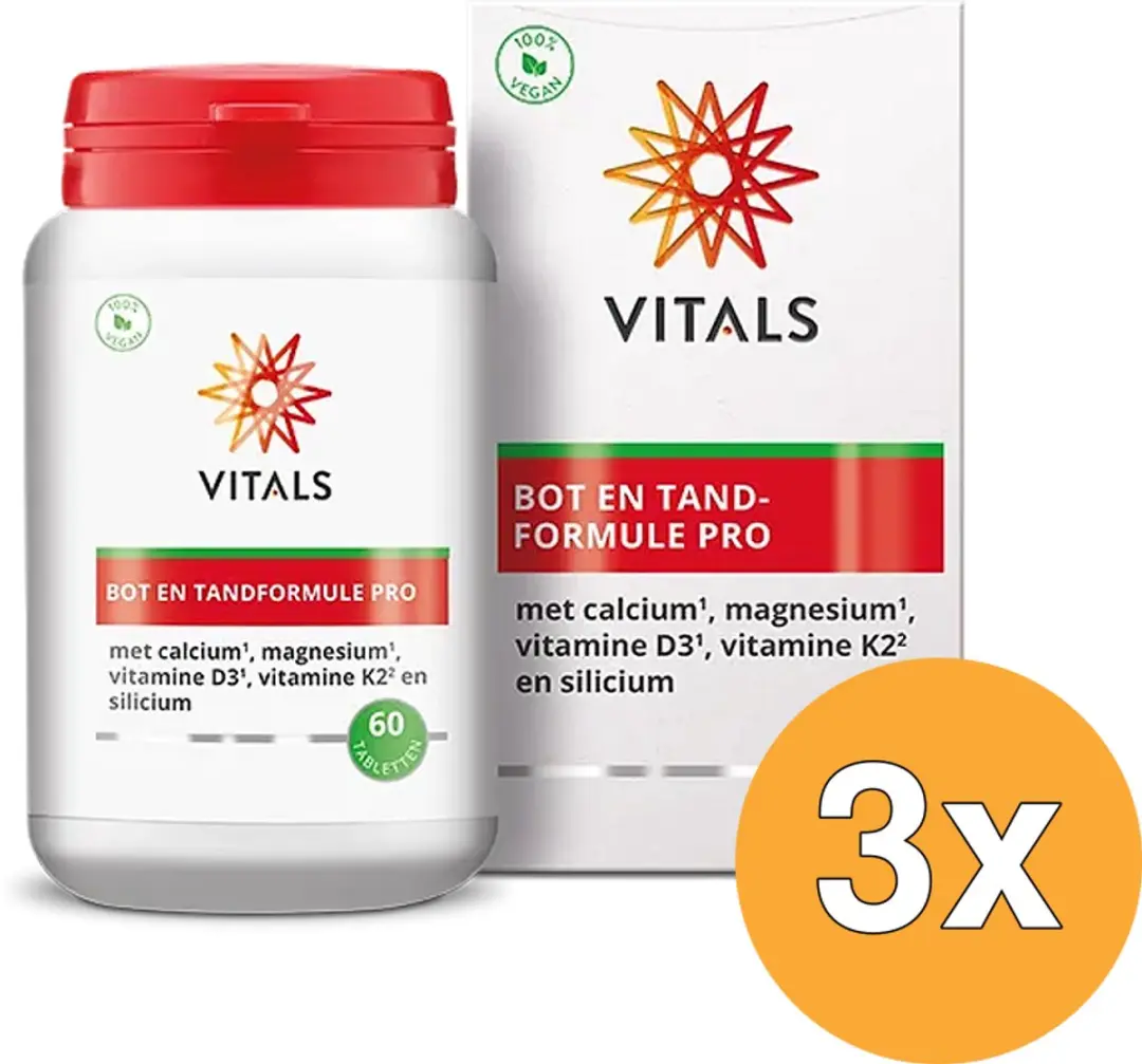 3x Vitals Bot en Tandformule Pro (60 tabletten)