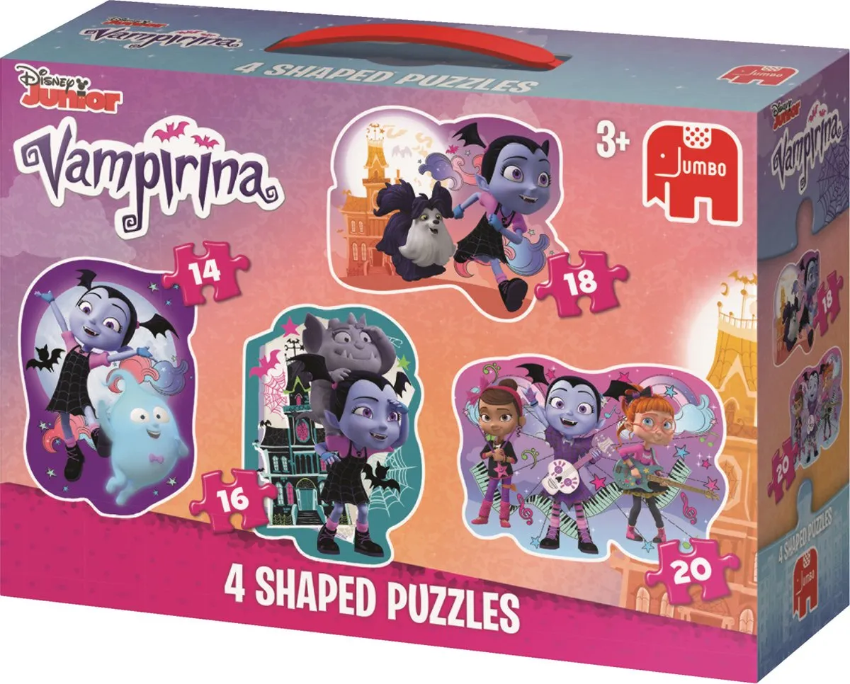 Jumbo Legpuzzel Vampirina 4-in-1 68 Stukjes