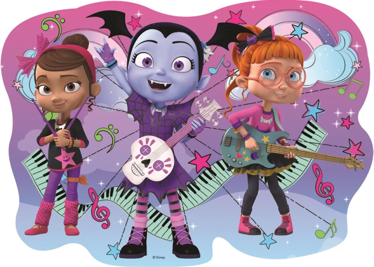 Jumbo Vampirina Legpuzzel 4-in-1 - 68 Stukjes - Multicolor - afbeelding 6 van 6