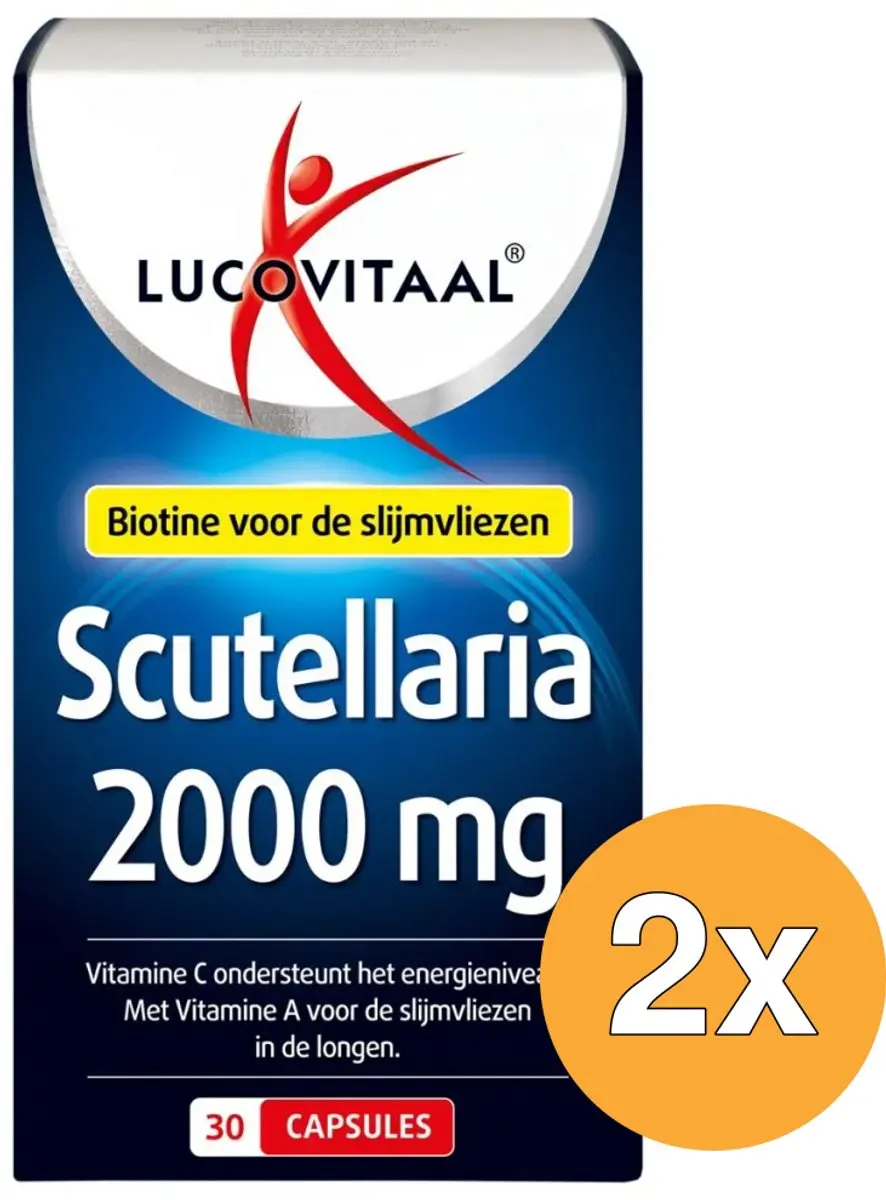 2x Lucovitaal Scutellaria 2000mg (30 capsules)