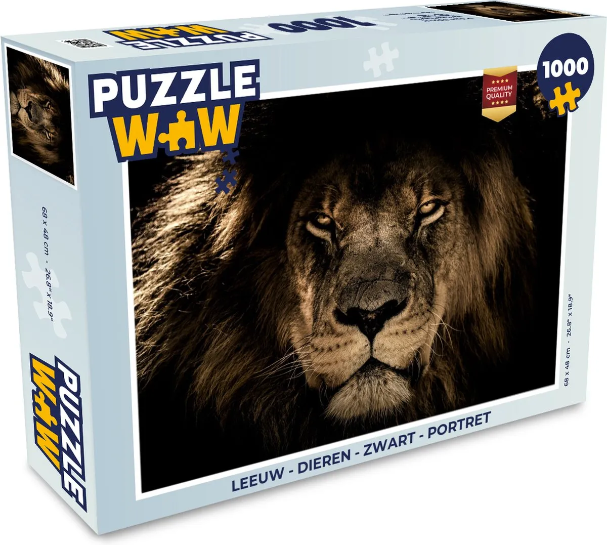 PuzzleWow Leeuw Legpuzzel 1000 Stuks