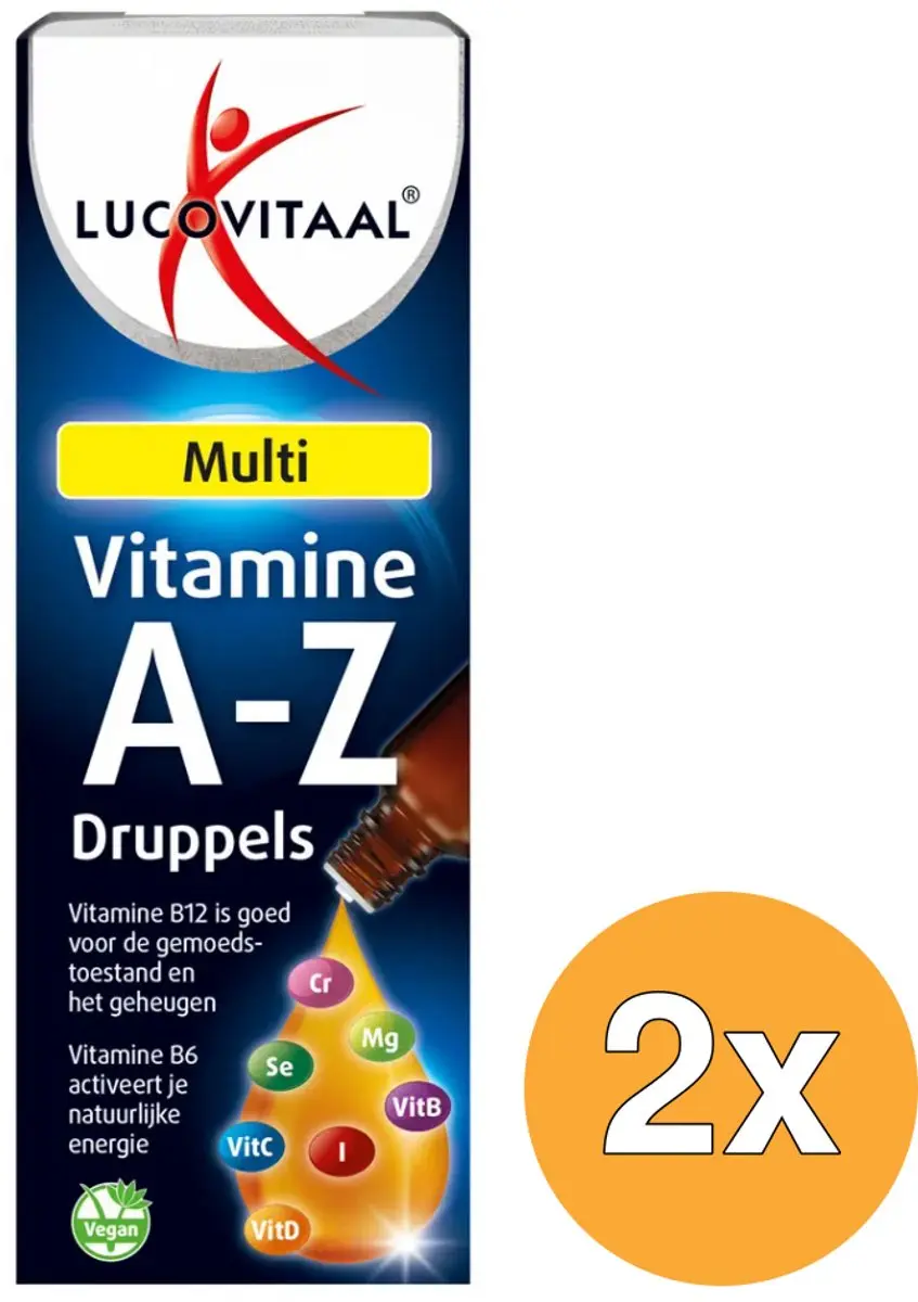 2x Lucovitaal Multi A-Z Druppels (50 m)