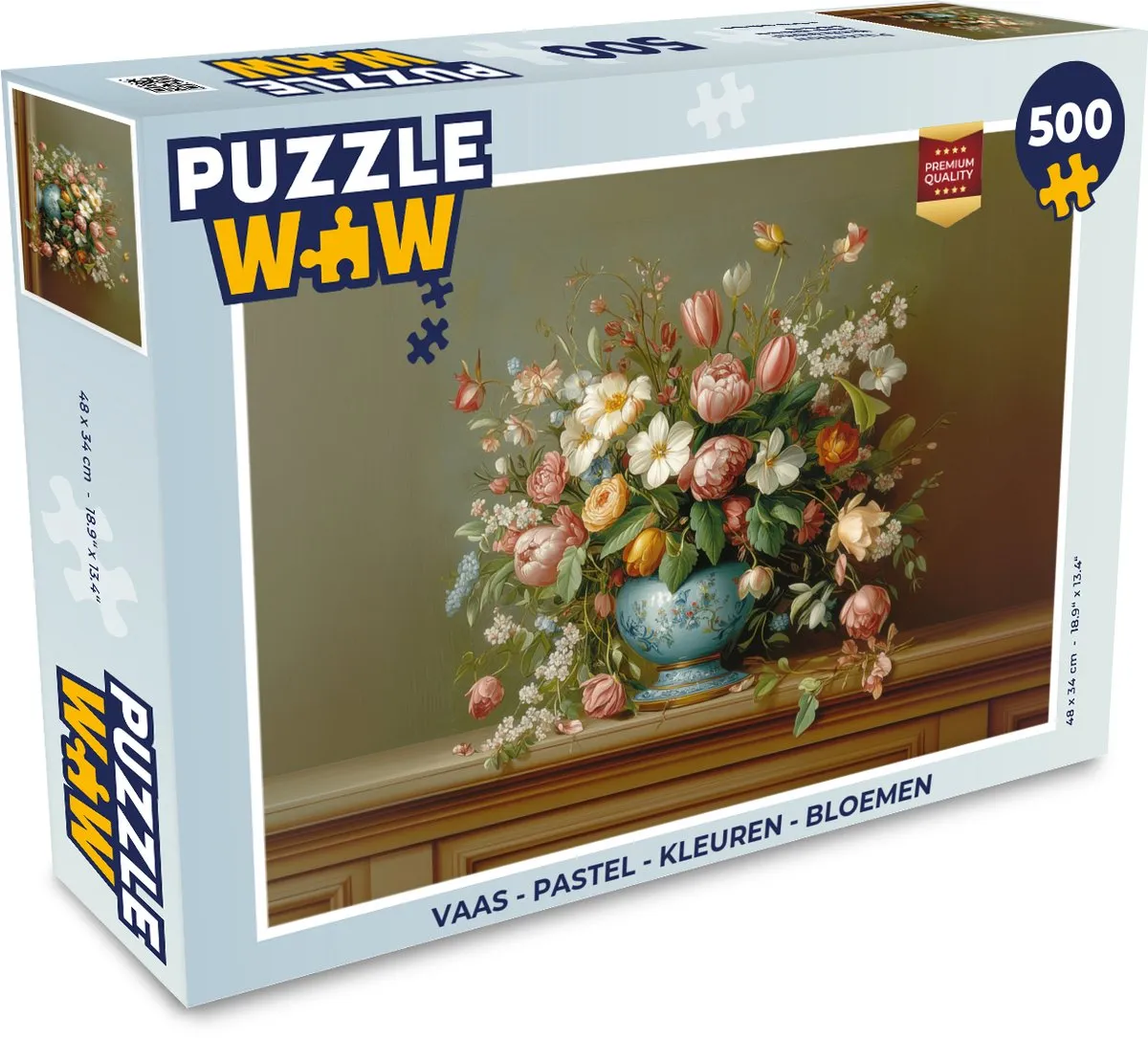 PuzzleWow Vaas Legpuzzel 500 Stuks