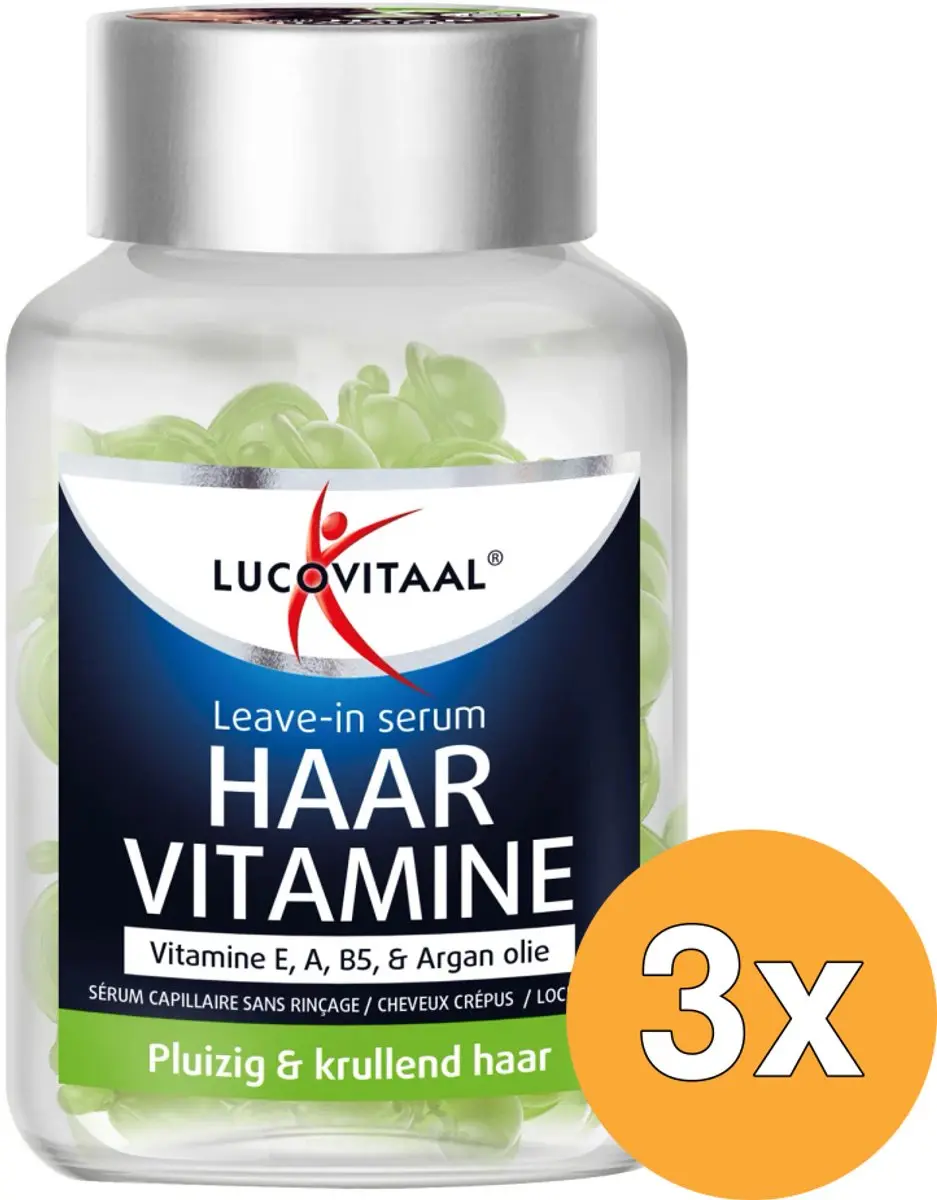 3x Lucovitaal Leave-in Serum Vitamine