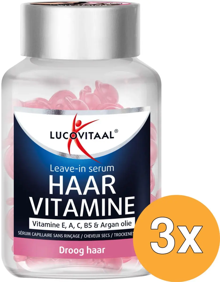 3x Lucovitaal Leave-in Serum Vitamine