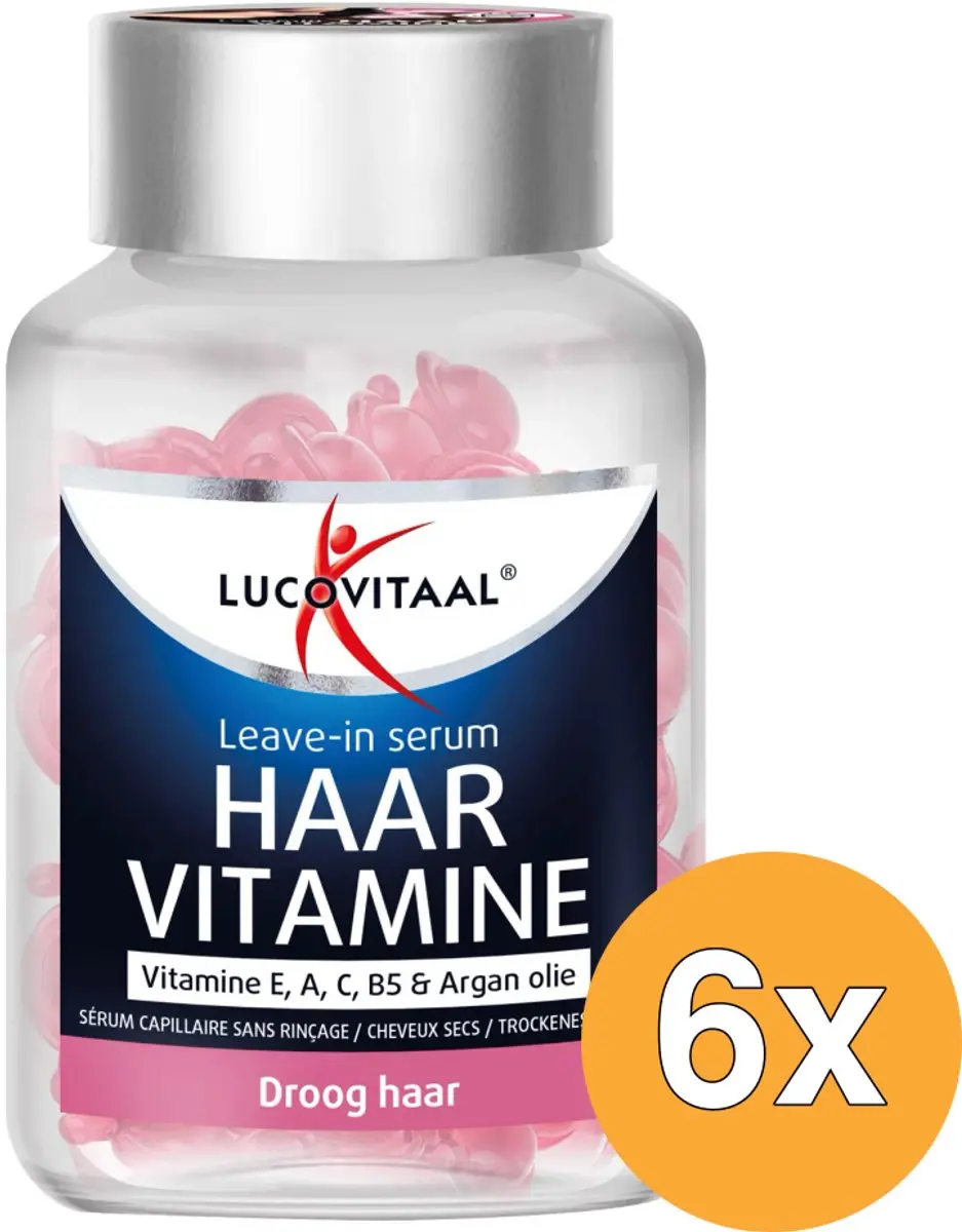 6x Lucovitaal Leave-in Serum Vitamine