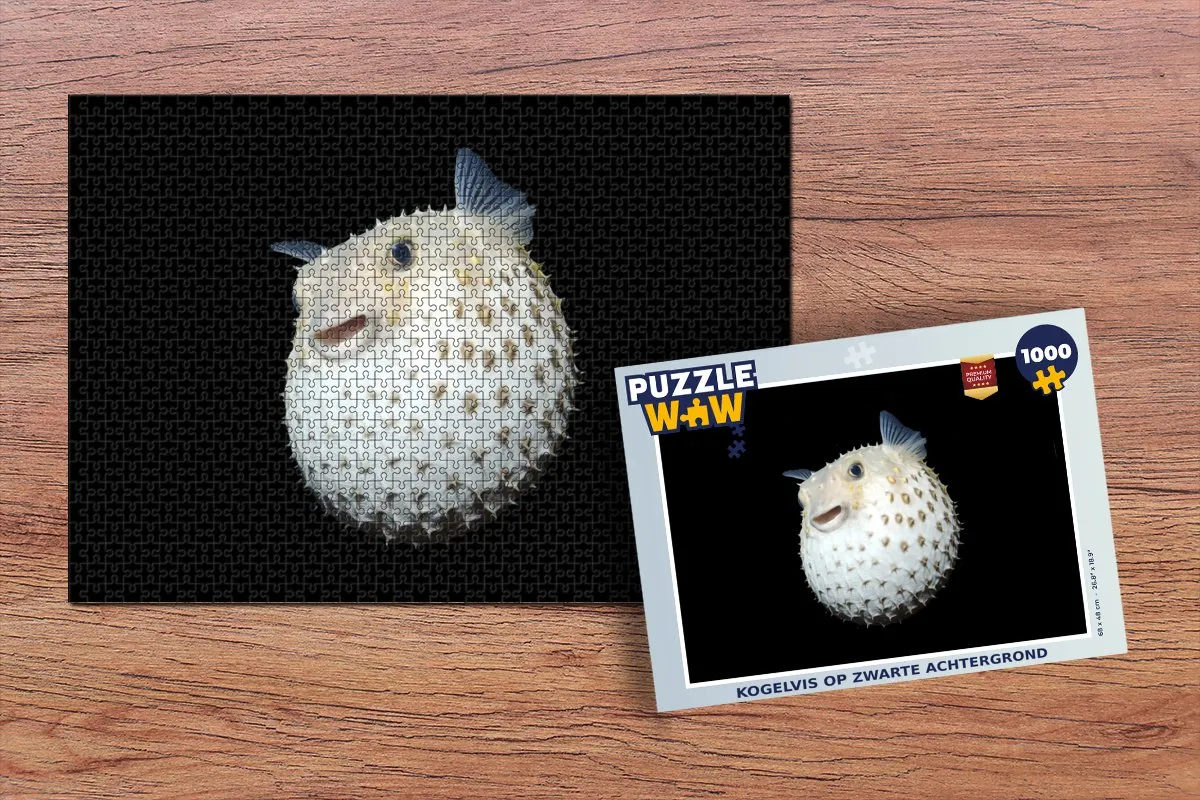 PuzzleWow Vis Zeedieren Legpuzzel 1000 Stuks - Multicolor