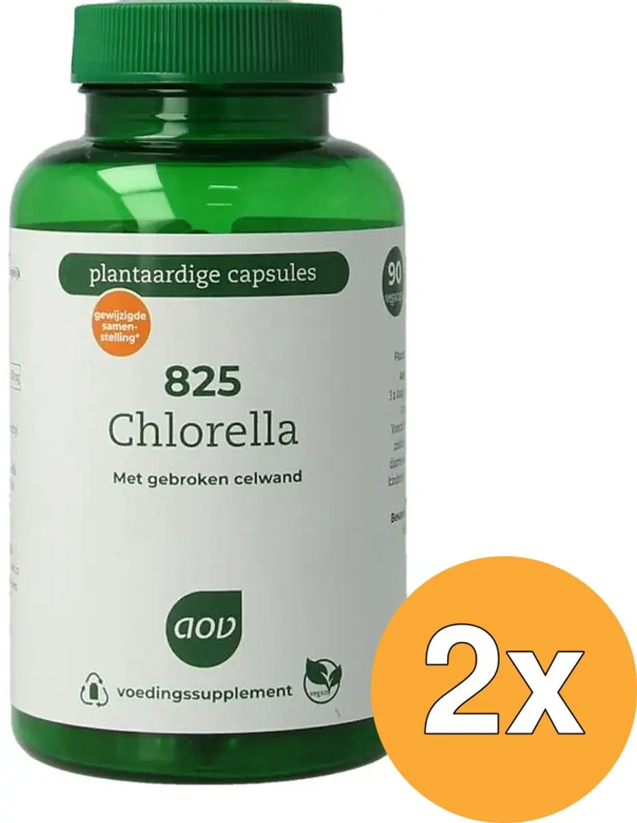 2x Aov 825 Chlorella (90 vega capsules)