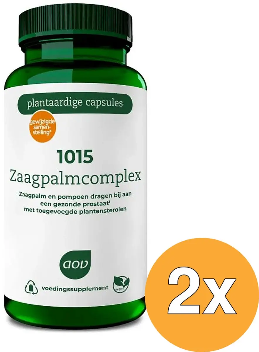 2x Aov 1015 Zaagpalm Complex (60 vega capsules)