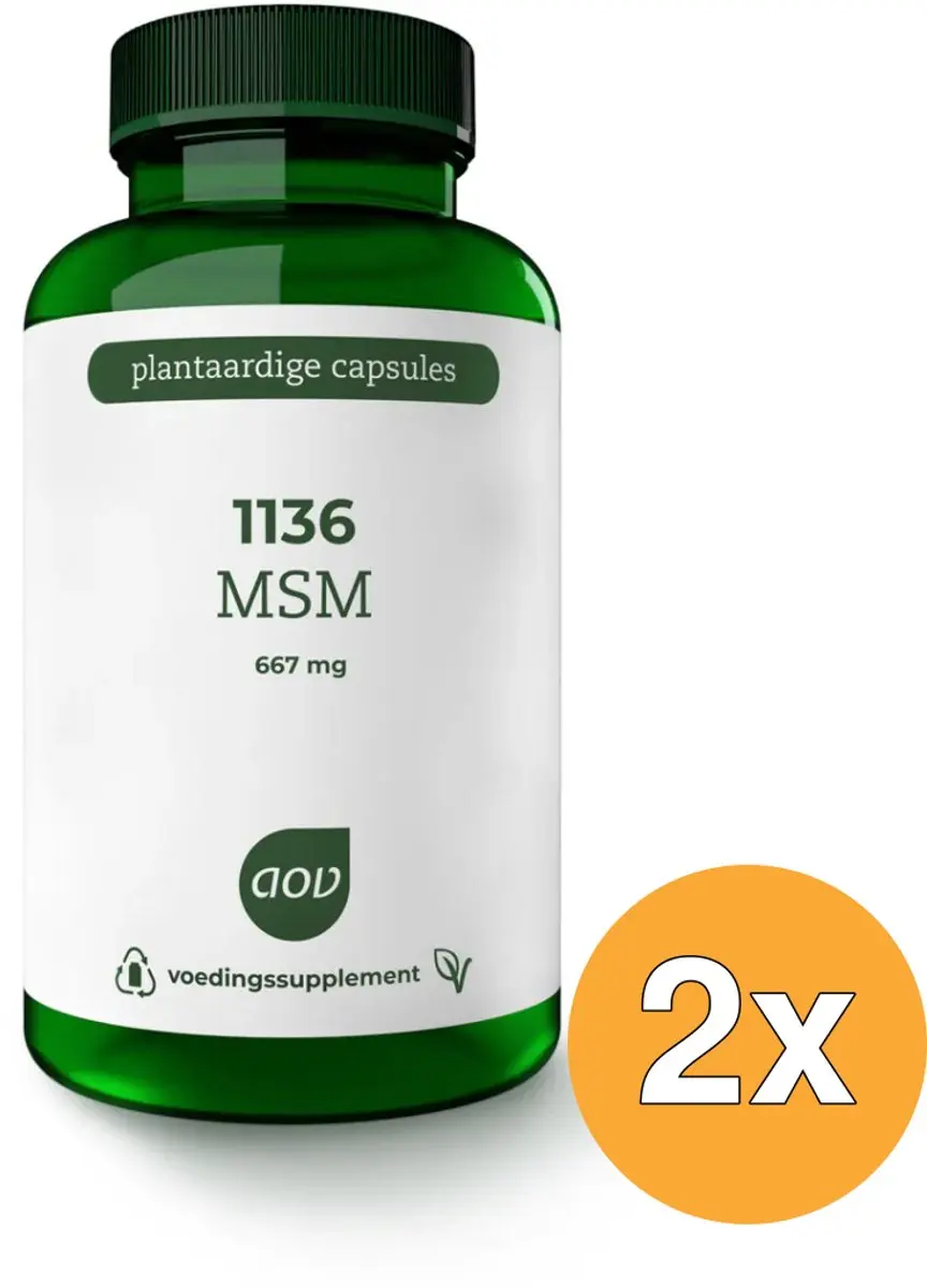 2x Aov 1136 MSM (90 vega capsules)
