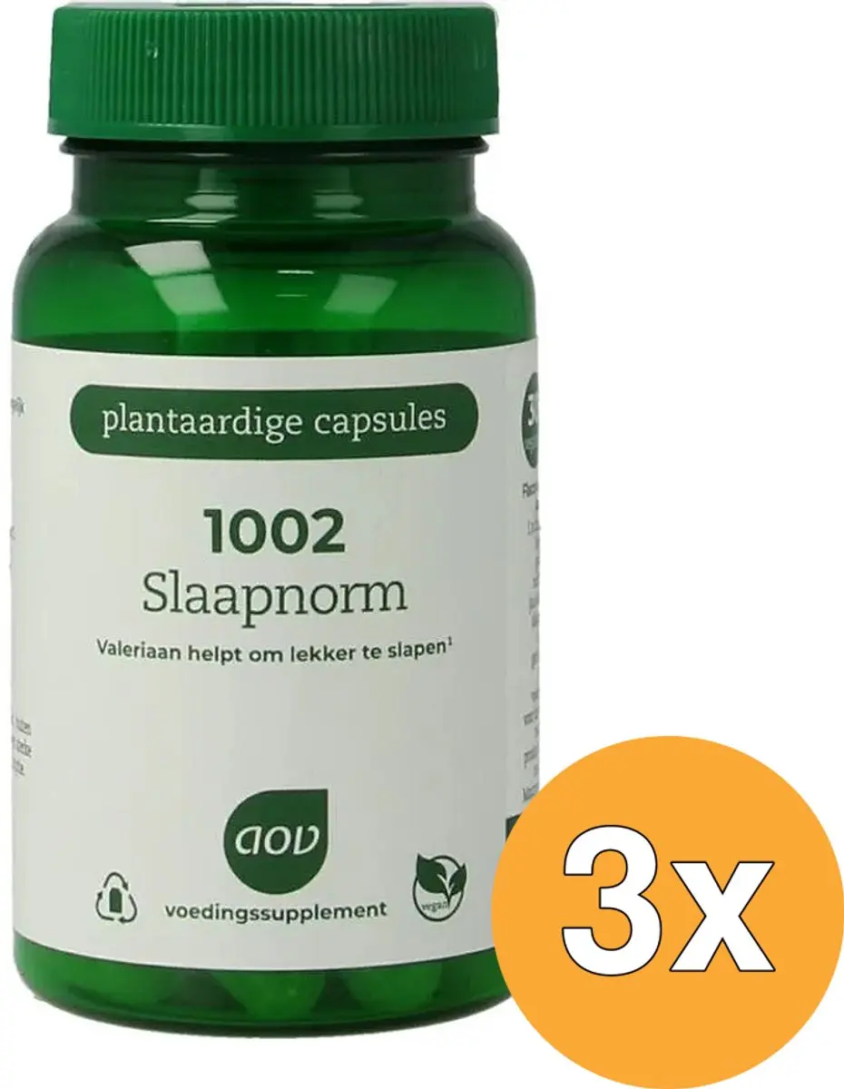 3x Aov 1002 Slaapnorm (30 vega capsules)