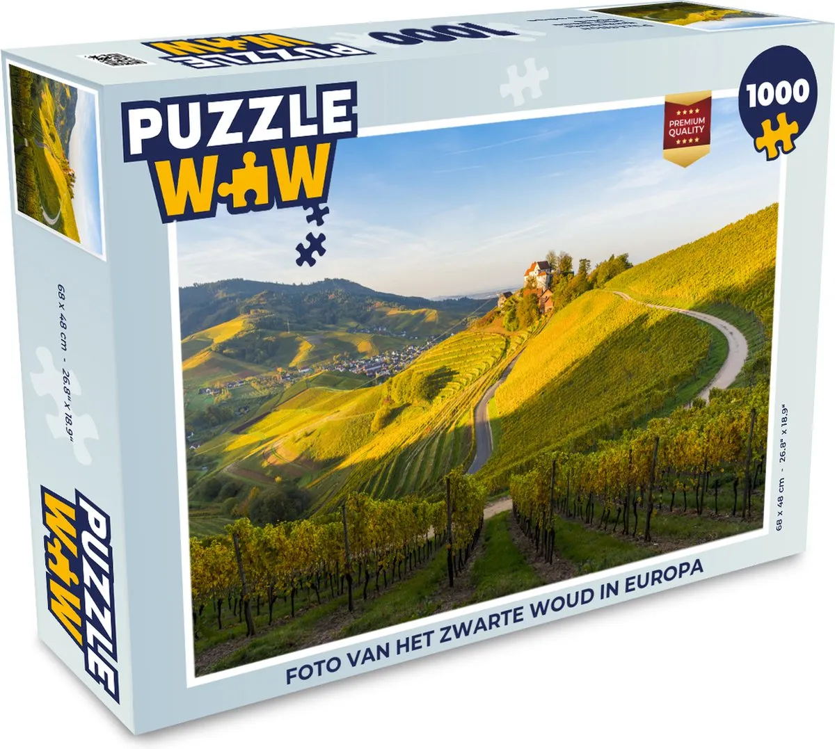 PuzzleWow Legpuzzel Foto Zwarte Woud 1000 Stuks
