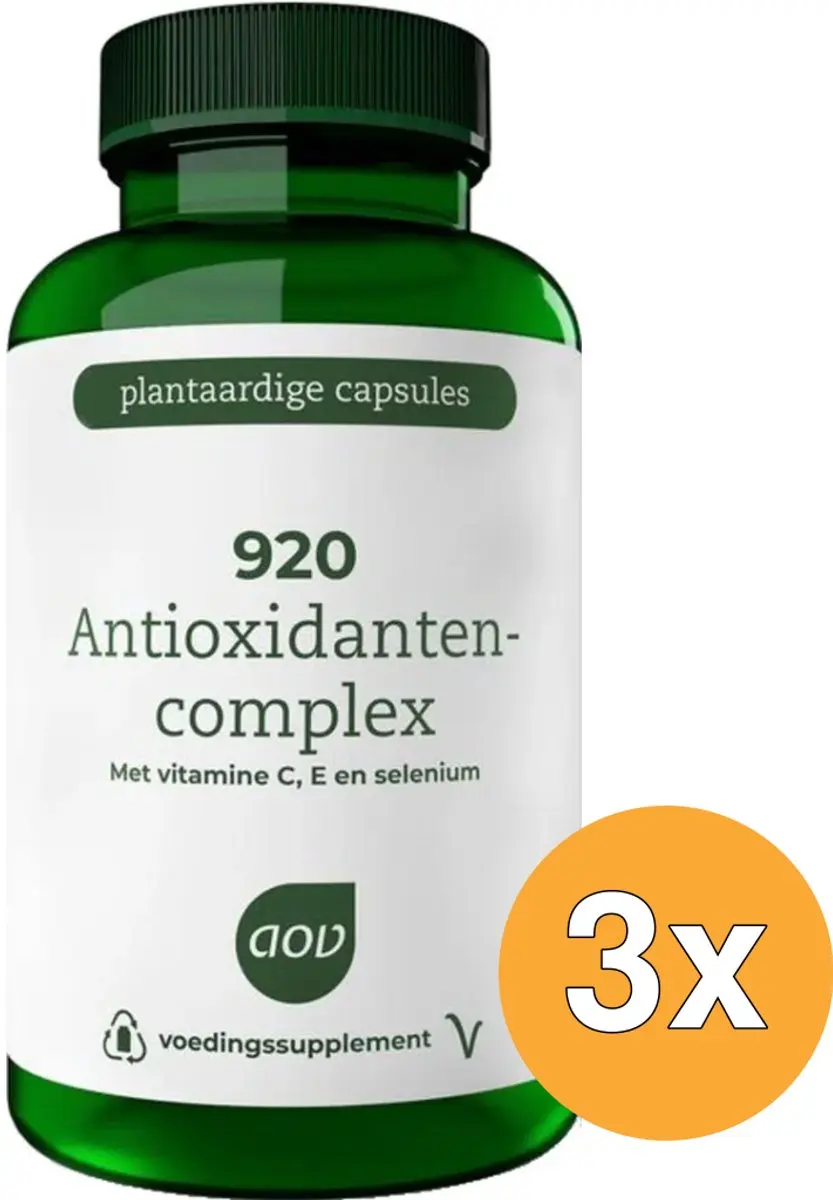 3x Aov 920 Antioxidanten Comlex (90 vega capsules)