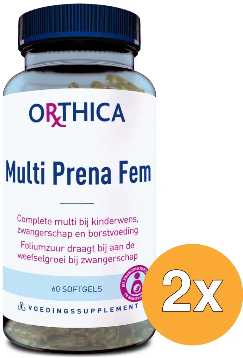 2x Orthica Multi Prena Fem (60 softgels)