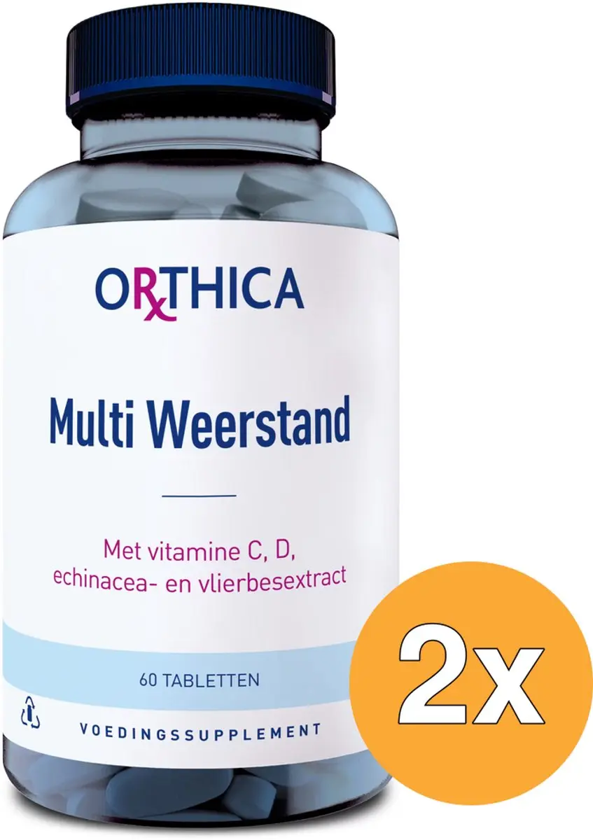 2x Orthica Multi Weerstand (60 tabletten)
