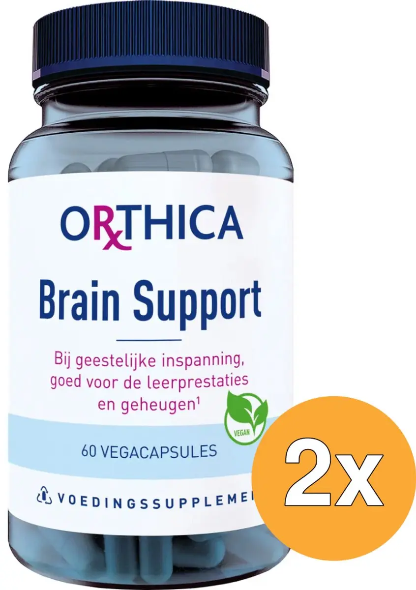 2x Orthica Brain Support (60 capsules)