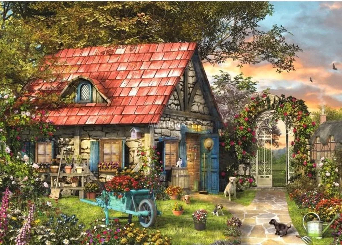 Jumbo Premium Collection Garden Shed Legpuzzel 950 Stuks - Multicolor