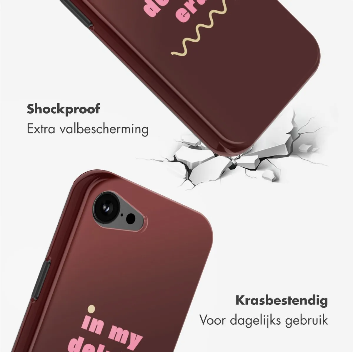 Selencia Hoesje iPhone 16e - MagSafe - Delulu