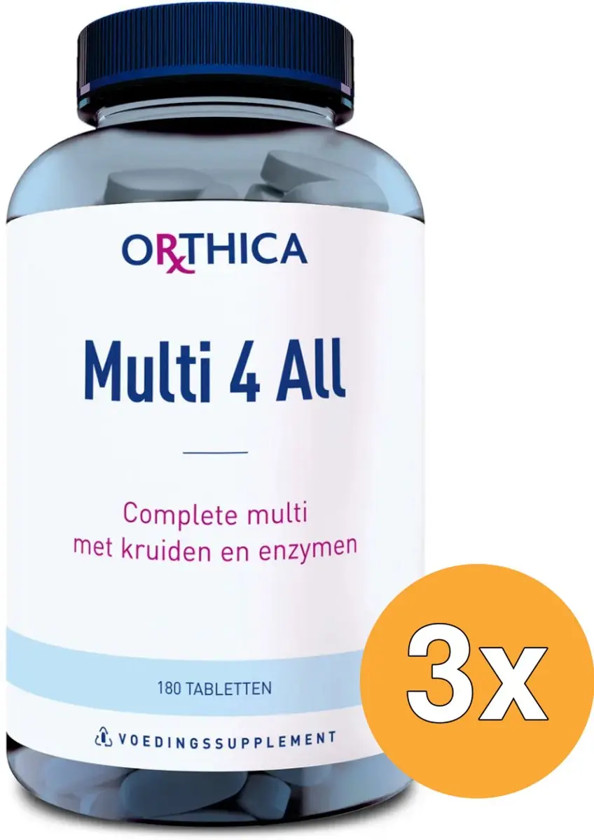 3x Orthica Multi 4 All (180 tabletten)